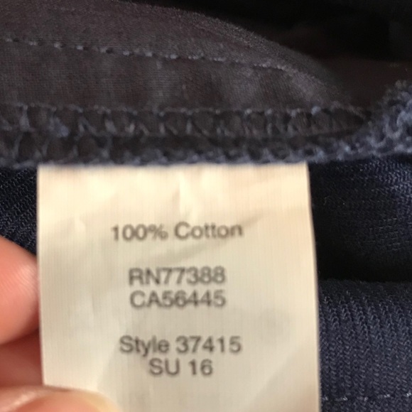 J Crew The Pencil Skirt Navy 10 - Picture 8 of 8